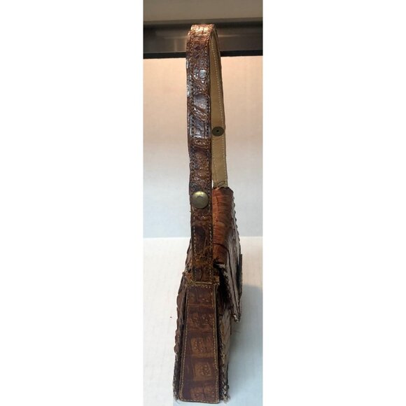 Vintage 1950 alligator small handbag purse made in Cuba note inside - Picture 7 of 16